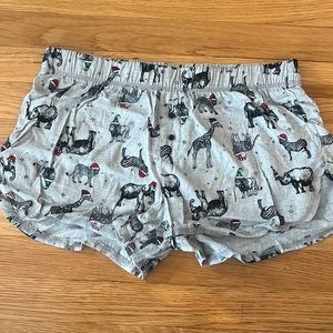 Christmas Pajama Shorts - Size S